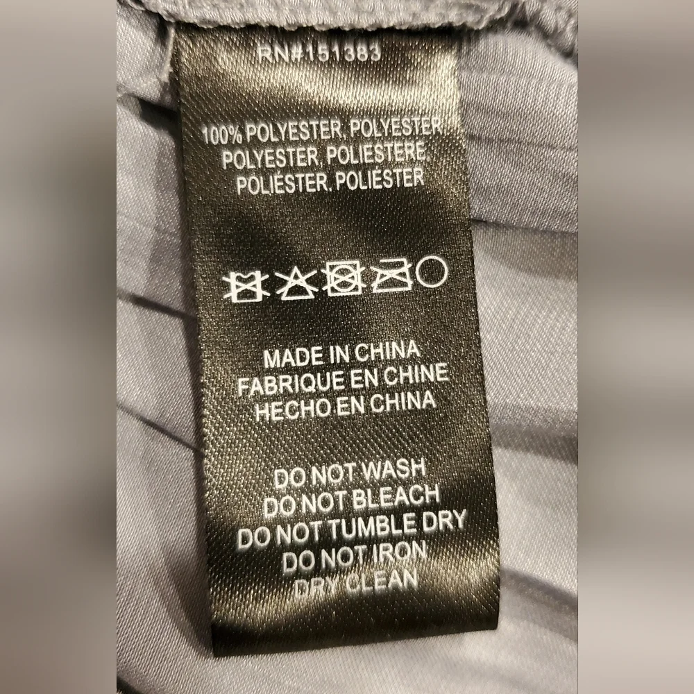 Current Air  Elegant Gray Pleated Dress Size M. - Picture 12 of 12